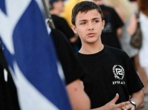 Jeune recrue des Golden Dawn - crédit photo Business Insider